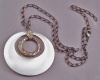 SJ31 Bittar white circle necklace